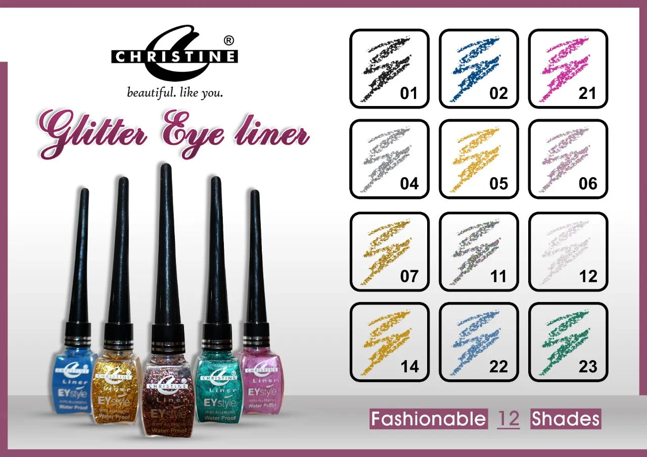 CHRISTINE GLITTER EYE LINER 02