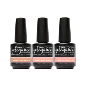Sheer Nude French Gelegance Gel Polish Bundle