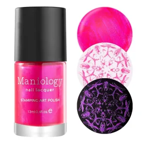 Wild Wings (B294) - Hot Pink Duochrome Stamping Polish